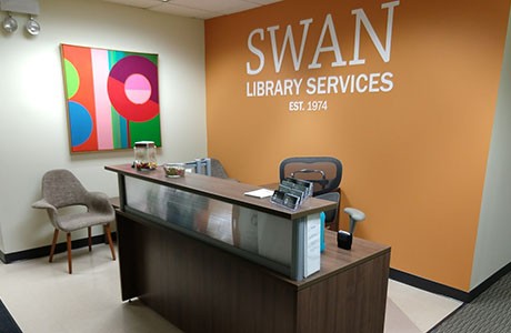 Comptoir de SWAN Library Services.