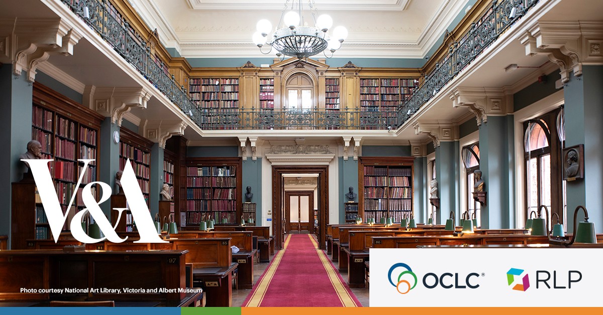 De National Art Library, Victoria and Albert Museum wordt onderdeel van het OCLC Research Library Partnership