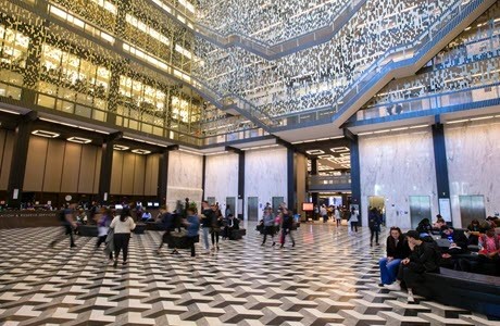 NYU Library Atrium, foto Bob Handelman