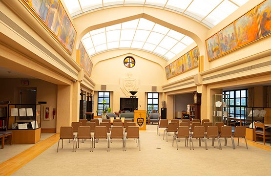 Foto: Biblioteca Conmemorativa Weinberg, salón del patrimonio Charles Kratz Scranton