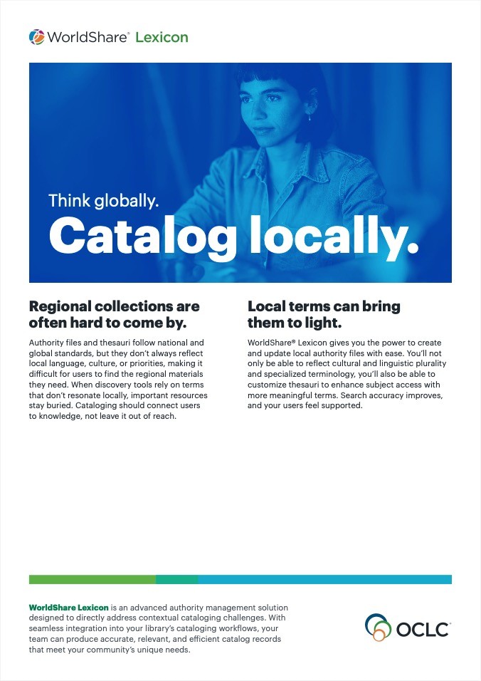 Download the WorldShare Lexicon brochure