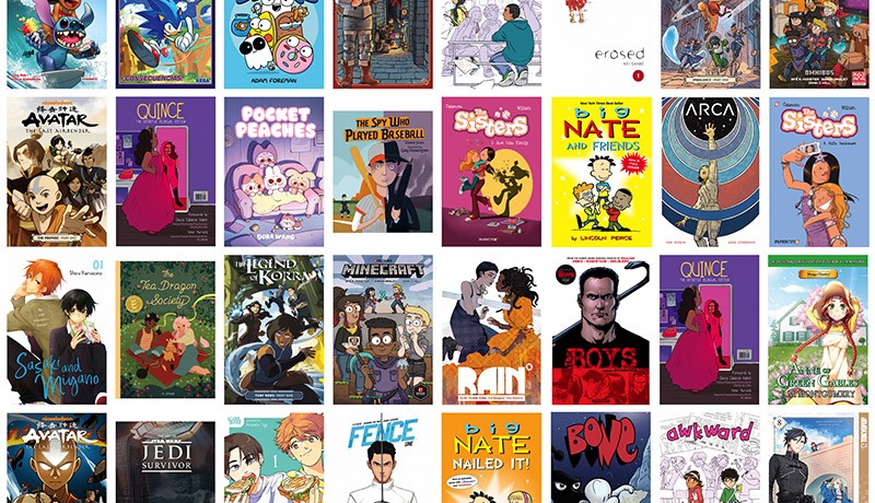 Abbildung: Auswahl digitaler Comics