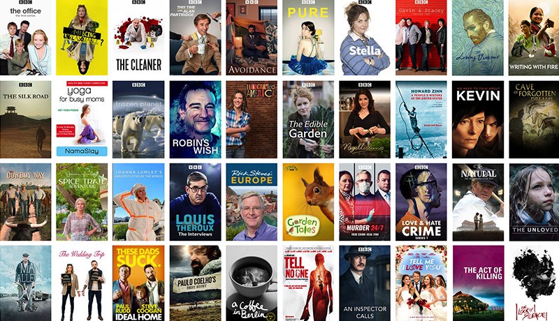 Illustratie: Selectie van streaming films en televisieseries