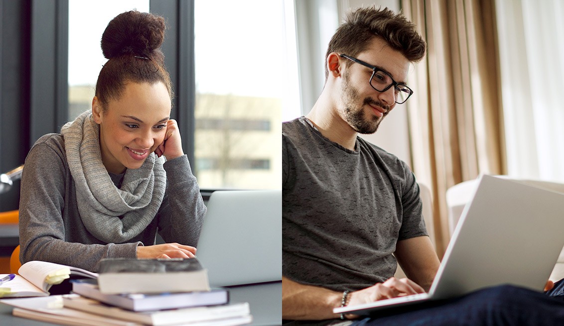 Illustration: Library users enjoying fast e-delivery and one-stop tracking