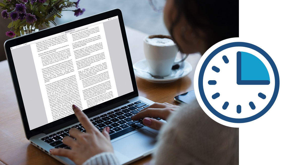 Illustration : Les utilisateurs de la bibliothèque obtiennent rapidement les ressources qu'ils demandent