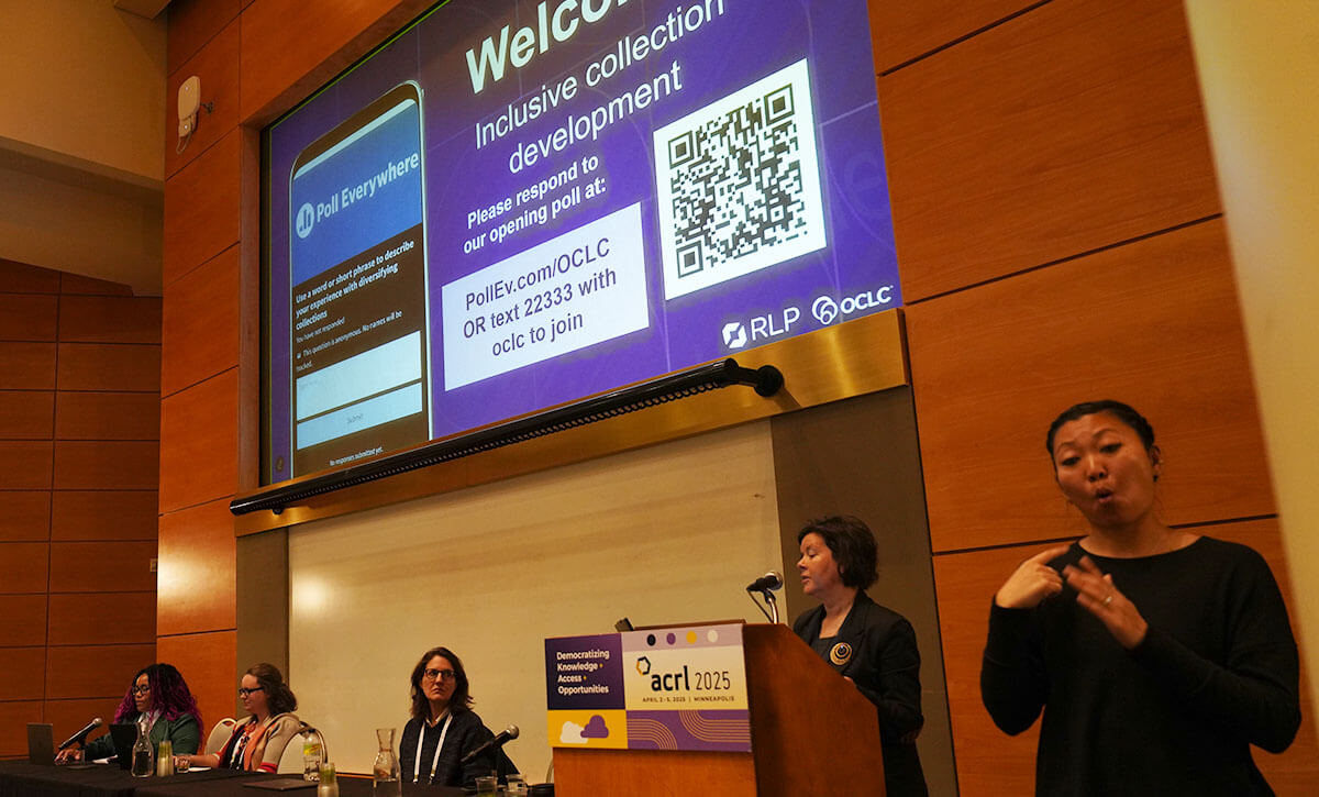 Photo: OCLC Presentation at ACRL