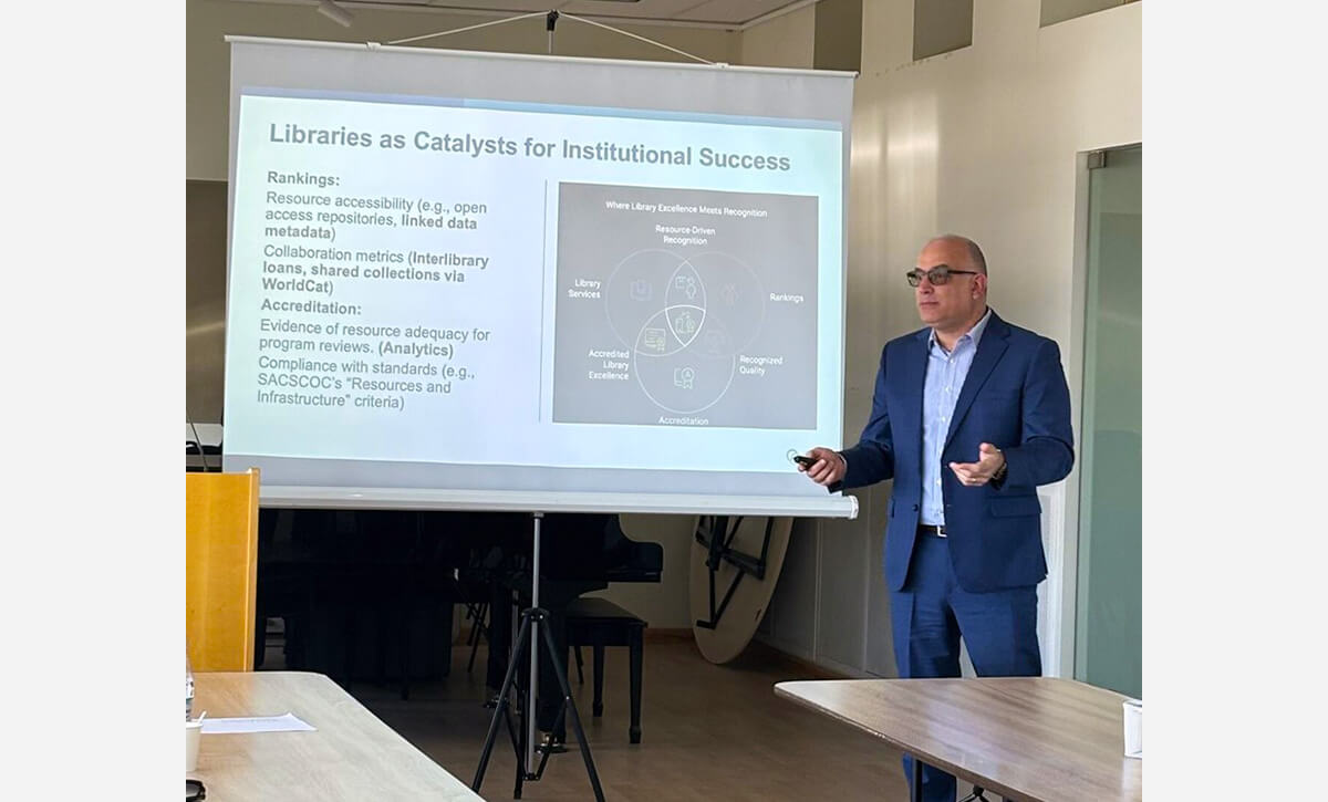 Photo: OCLC presentation at AMICAL