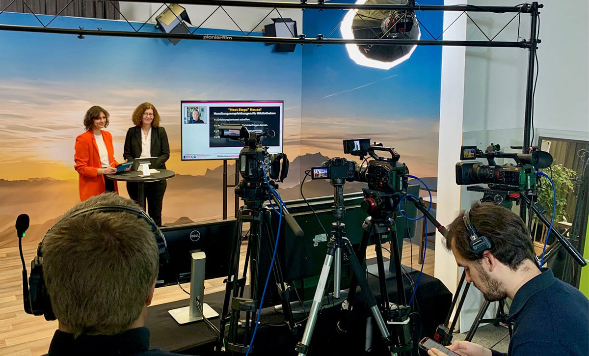 Photo: Production studio for Bibliotheksleitungstag