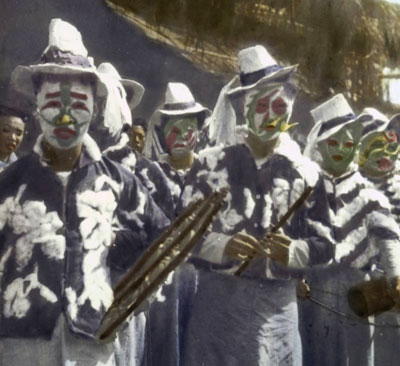 描述 20 世纪早期中国北京生活的玻璃载片