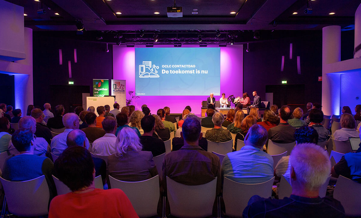 Photo: Meeting hall at OCLC Contactdag