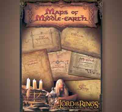 中土世界地图：《指环王》角色扮演游戏