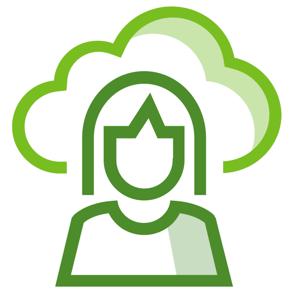 Icon: Cloud-based system that frees your staff