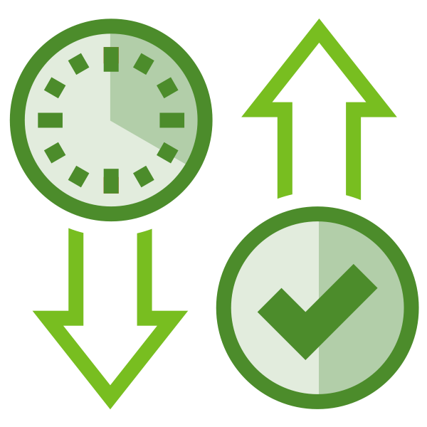 Icon: Decreased turnaround time and increased fill rates