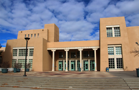 foto: exterior de la Zimmerman Library, University of New Mexico foto: exterior de la Zimmerman Library, University of New Mexico