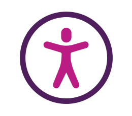 Symbol: Integrierte Barrierefreiheit