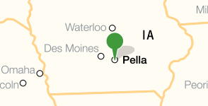 Map showing location of Central College