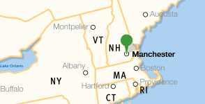 Carte de Saint Anselm College