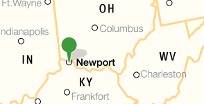 Carte de Northern Kentucky University