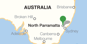 Kaart met de locatie van Camden Theological Library