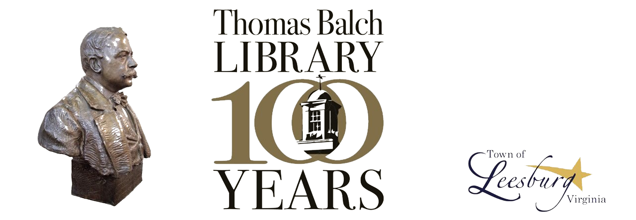 Thomas Balch Library Centennial logo